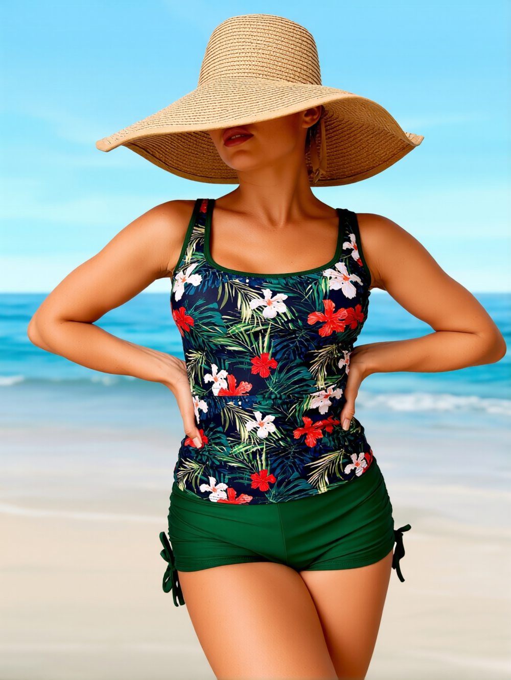 Emerald Oasis Tankini Set
