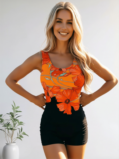 Citrus Bloom One-Piece Swimsuit