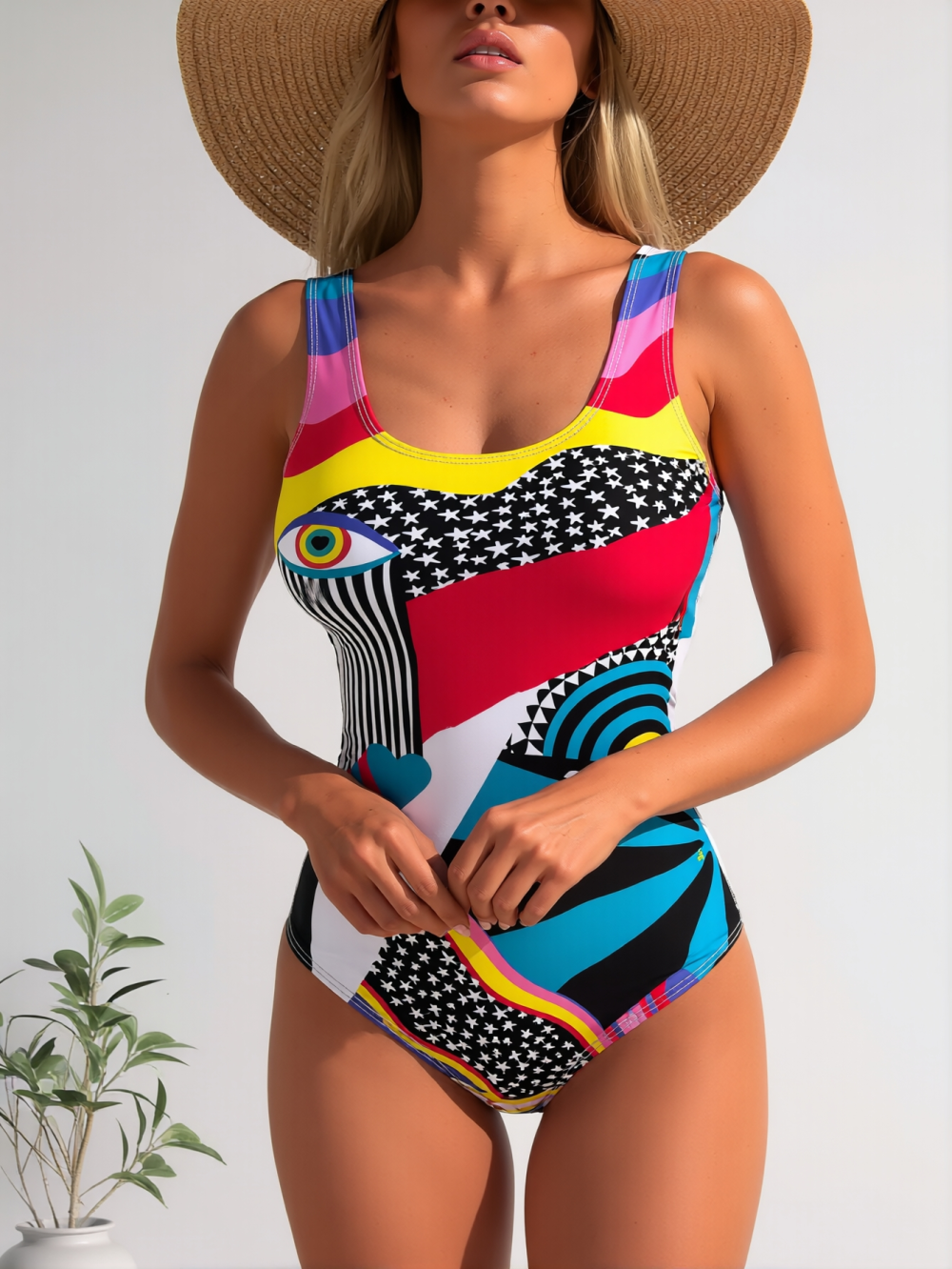 Vivid Muse One-Piece Swimsuit