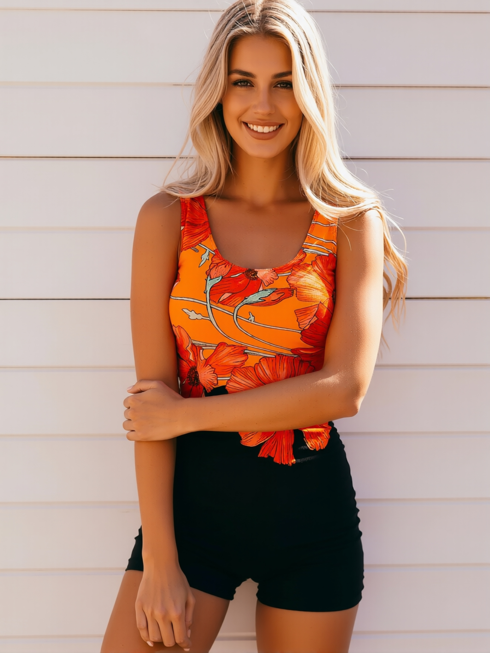 Citrus Bloom One-Piece Swimsuit
