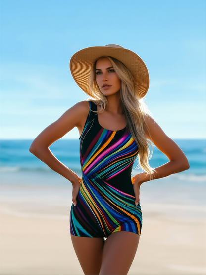 Aurora Flow One-Piece Swimsuit