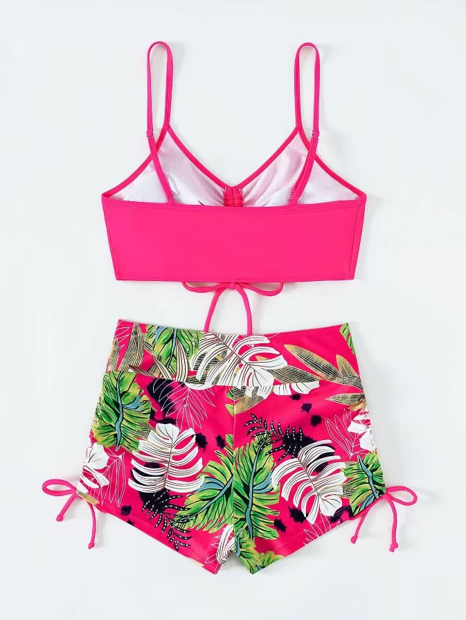 Tropical Fuchsia Tankini Set